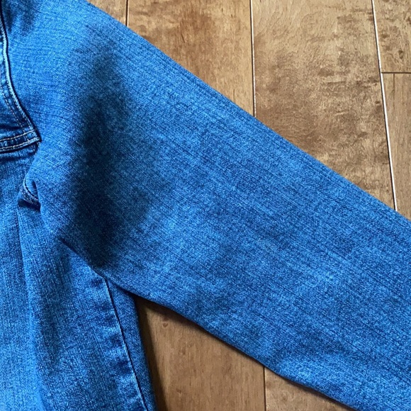 Roots Womens Vintage Denim Jacket Sz M - Picture 8 of 9